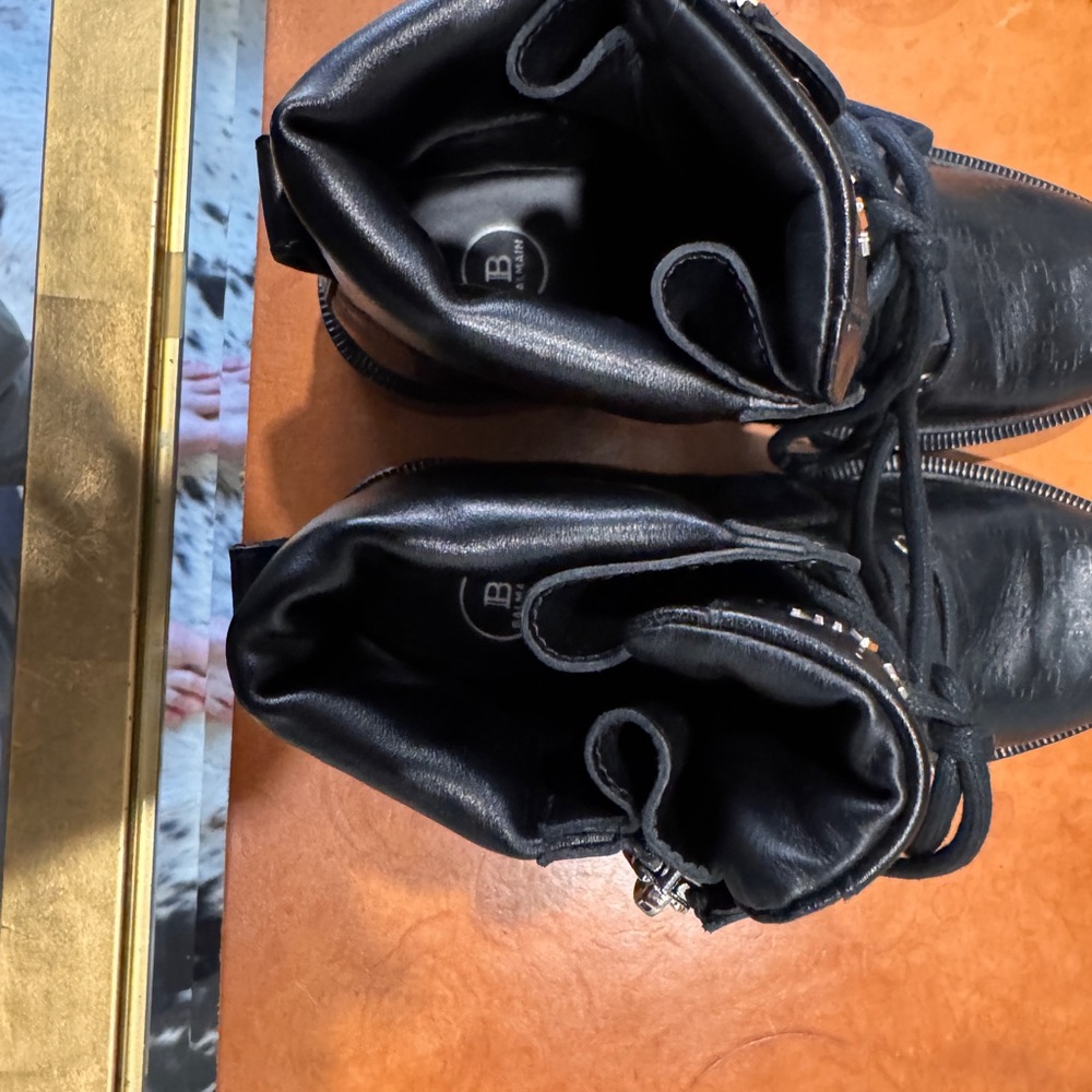 Balmain Ranger “Monogram” Boots - 37.5 - Picture 4 of 6